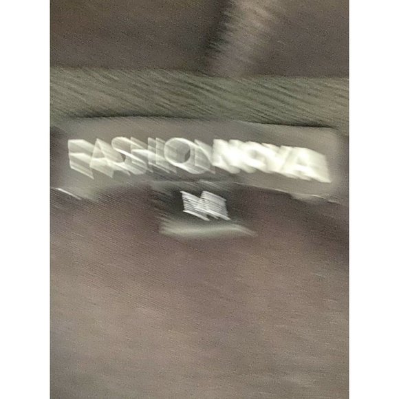 Fashion Nova Dolman Sleeve Hoodie Hook & Eye Midriff Fleece Mini Dress Size M - Picture 7 of 8